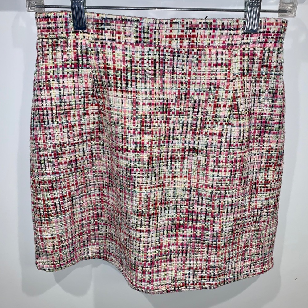 Glamorous Pink Tweed Skirt